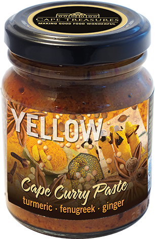 Curry Paste - YELLOW Curry - 125ml - Cape Treasures