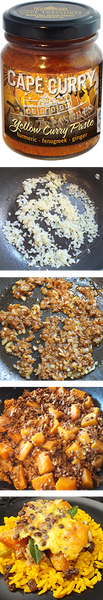 Curry Paste - YELLOW Curry - 125ml - Cape Treasures