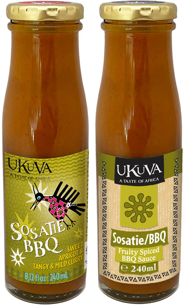 Sauce - "Not tooo Hot" Sosatie (aka Safari) BBQ 240ml - Ukuva iAfrica