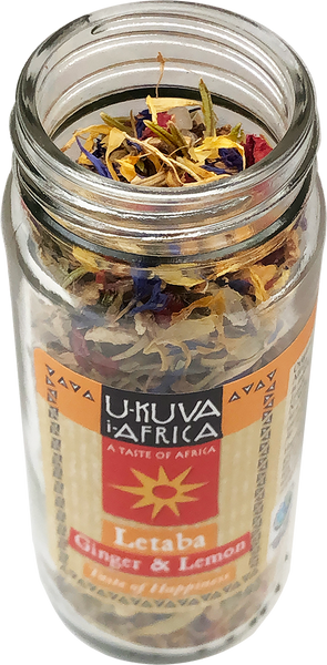 Grinder - Ginger & Lemon Happiness Salt (aka Letaba) - Ukuva iAfrica