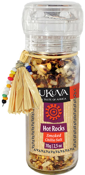 Grinder - HOT ROCKS Smoked Chilli Salt - Ukuva iAfrica