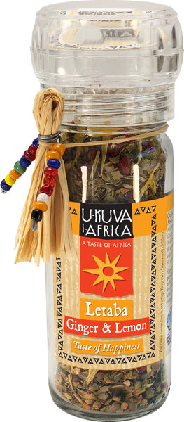 Grinder - Ginger & Lemon Happiness Salt (aka Letaba) - Ukuva iAfrica