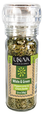 Grinder - White and Green Peppercorns (Cape Garden Herb) - 40g - Ukuva iAfrica