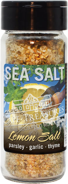 Sprinkle Salt - Lemon & Garlic Sea Salt - Cape Treasures