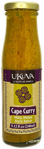 Sauce - "Not tooo Hot" CAPE MALAY (or Cape Curry) 240ml - Ukuva iAfrica