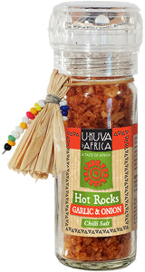 Grinder - HOT ROCKS Onion & Garlic Chilli Salt - Ukuva iAfrica
