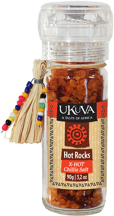 Hot Rocks Salt Grinder - HOT Rocks HOT Chilli Salt - Ukuva iAfrica – Turqle UK