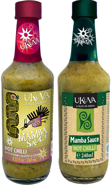 Sauce - Mamba Sauce (aka Swazi Mamma Mamba) 240ml - HOT Chilli Sauce - Ukuva iAfrica